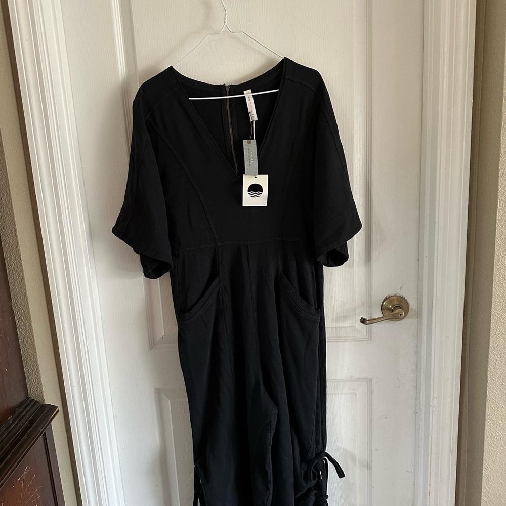 Anthropologie Black Jumpsuit with Pockets